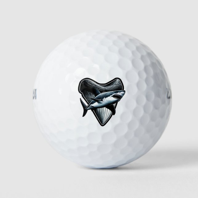Balles De Golf Megalodon Tooth (Devant)