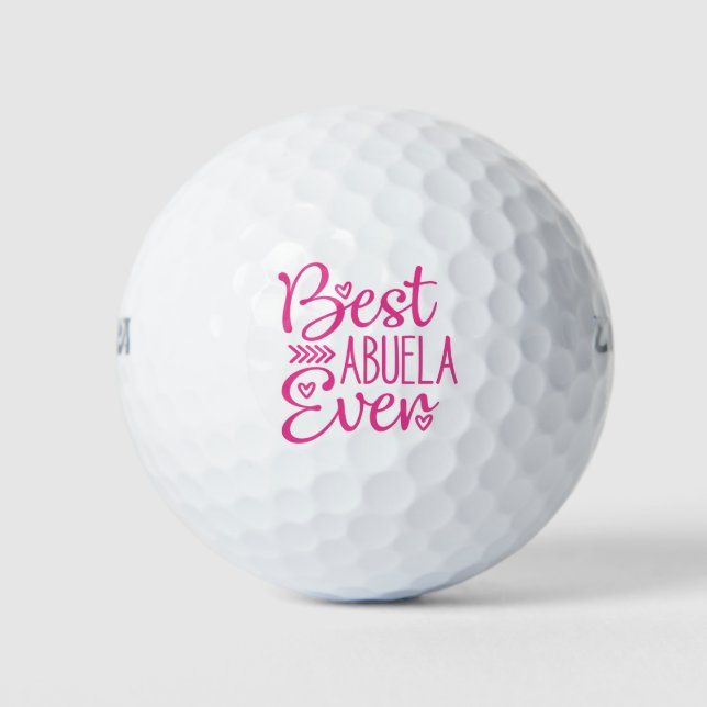 Balles De Golf Meilleur Abuela jamais (Devant)