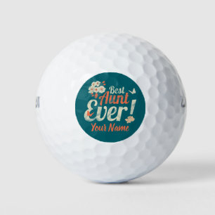 Balles De Golf Meilleur Aunt Ever Vintage Auntie Birthday Godmoth