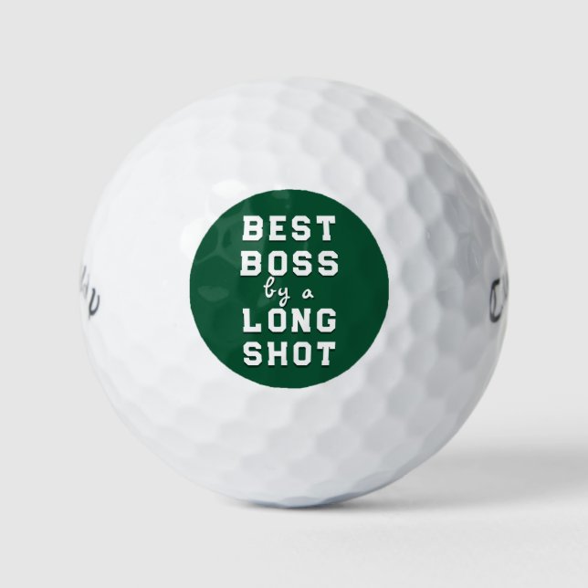 Balles De Golf Meilleur cadeau Boss (Devant)