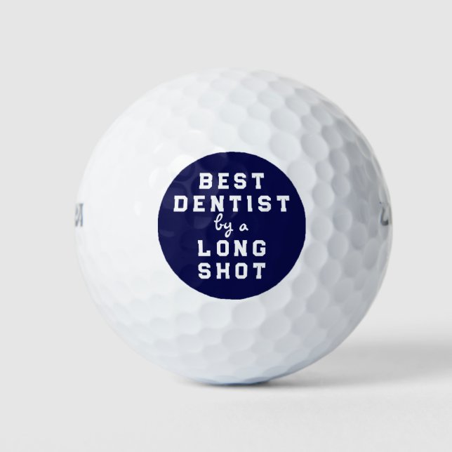 Balles De Golf Meilleur dentiste (Devant)