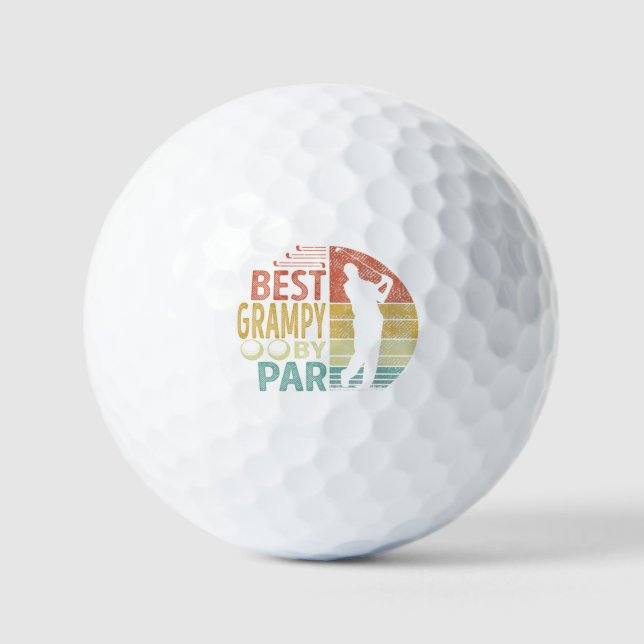 Balles De Golf Meilleur GRAMPING Par Par Golf Golfer (Recto)