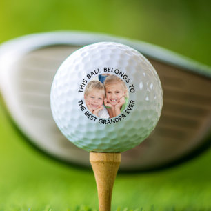 Balles De Golf Meilleur Grand-Père Photo