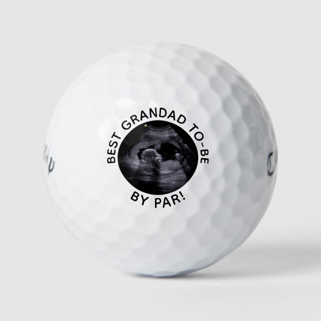Balles De Golf Meilleur Grand-Père Pour Être Ultrasonogramme (Devant)