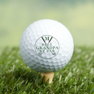 Balles De Golf MEILLEUR GRANDPA PAR MONogramme Votre couleur