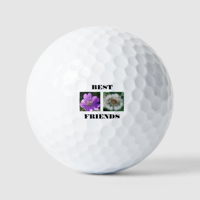 Balles De Golf Meilleur Modèle d'images des amis (Recto)