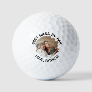 Balles De Golf Meilleur Nana par Par avec Photo et Texte personna