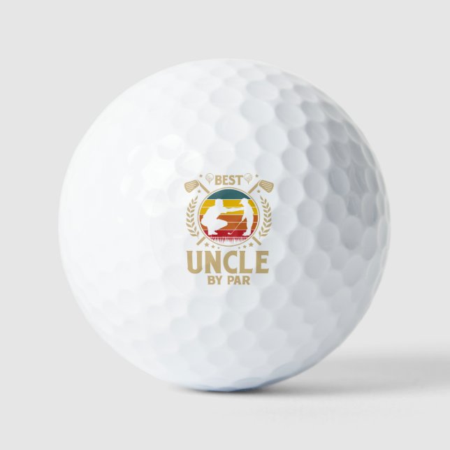 Balles De Golf MEILLEUR ONCLE Par JEU (Recto)