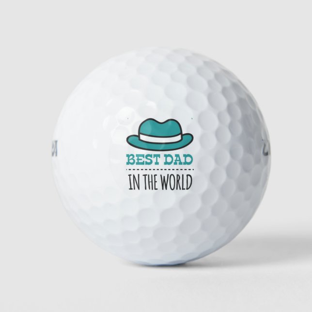 Balles De Golf Meilleur papa au monde (Devant)