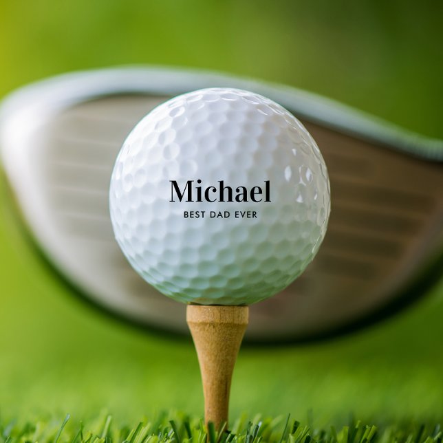 Balles De Golf Meilleur papa jamais (Créateur téléchargé)
