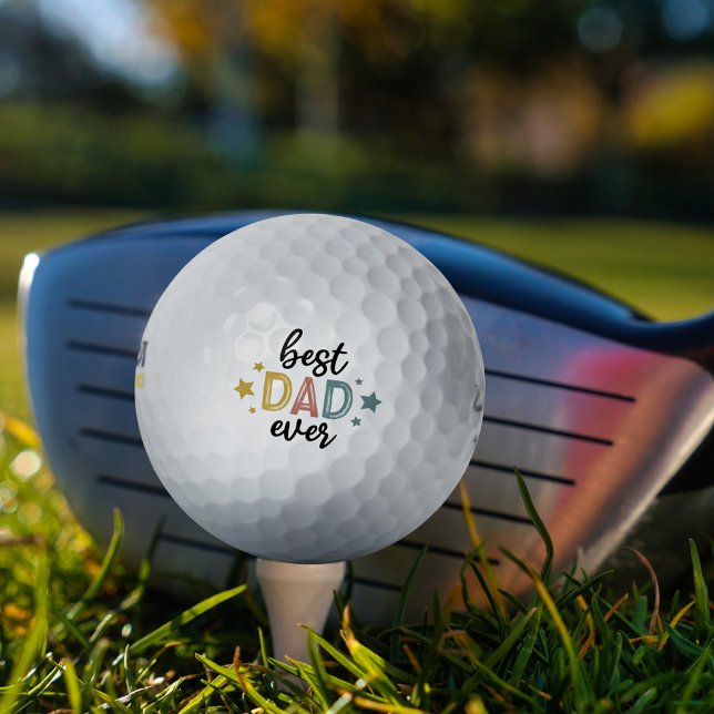 Balles De Golf Meilleur papa jamais (Créateur téléchargé)