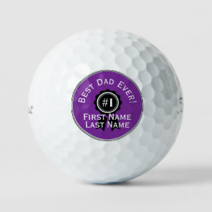 Balles De Golf Meilleur papa Jamais Personnalisé Golf Balls HAMbW