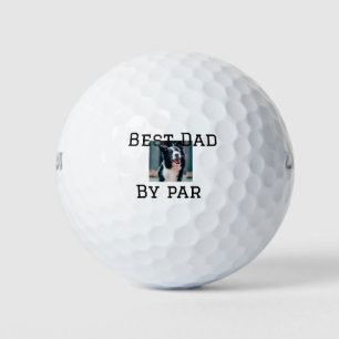 Balles De Golf Meilleur papa par par chien animal photo moderne s