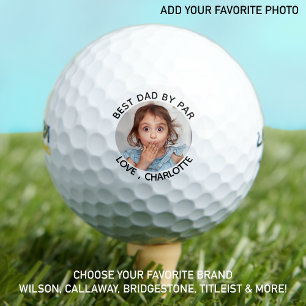 Balles De Golf Meilleur Papa Par Par - Cute Photo Personnalisée P