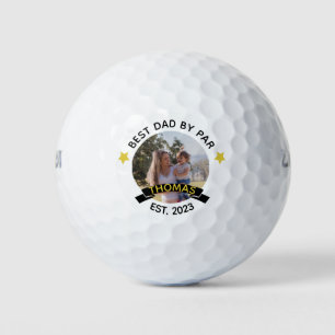 Balles De Golf Meilleur Papa Par Par Nouveau Pères Photo Jour