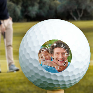 Balles De Golf Meilleur papa par Par photo personnalisée