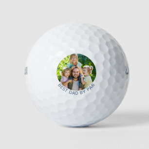 Balles De Golf Meilleur Papa Par Photo Personnalisée