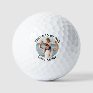 Balles De Golf Meilleur Papa Par Photo Personnalisée
