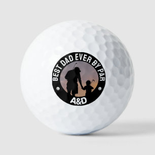 Balles De Golf Meilleur papa personnalisé avec photo