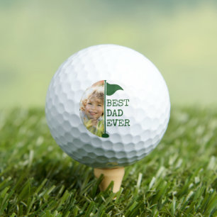 Balles De Golf Meilleur Papa Photo Drapeau de Golf Golf