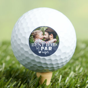 Balles De Golf Meilleur Papa Photo Personnalisée