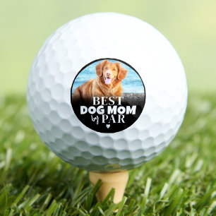 Balles De Golf Meilleure Maman de Chien Par Photo Par