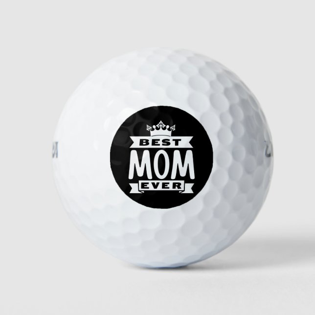 Balles De Golf Meilleure maman jamais (Devant)