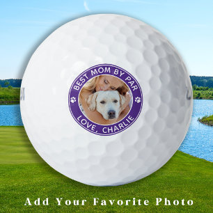 Balles De Golf Meilleure Maman Jamais Par Par Chien Maman Photo p