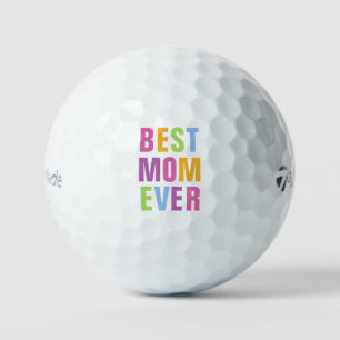 Balles De Golf Meilleure Maman Toujours Fête des mères Typographi