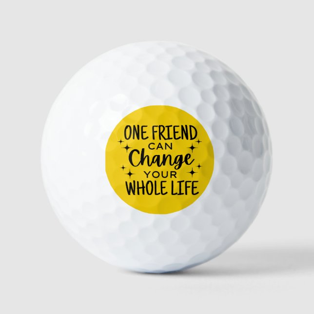 Balles De Golf Meilleurs amis (Recto)