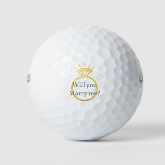 Balles De Golf M'épouseras-tu ?