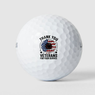 Balles De Golf Merci aux vétérans Jour des vétérans militaires du