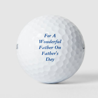 Balles De Golf Merveilleux Père