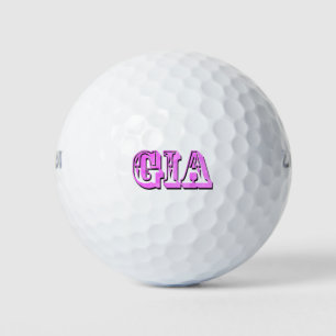 Balles De Golf Mesdames, Appelées Gia,
