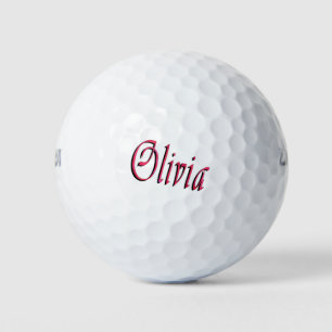 Balles De Golf Mesdames, Appelées Olivia,
