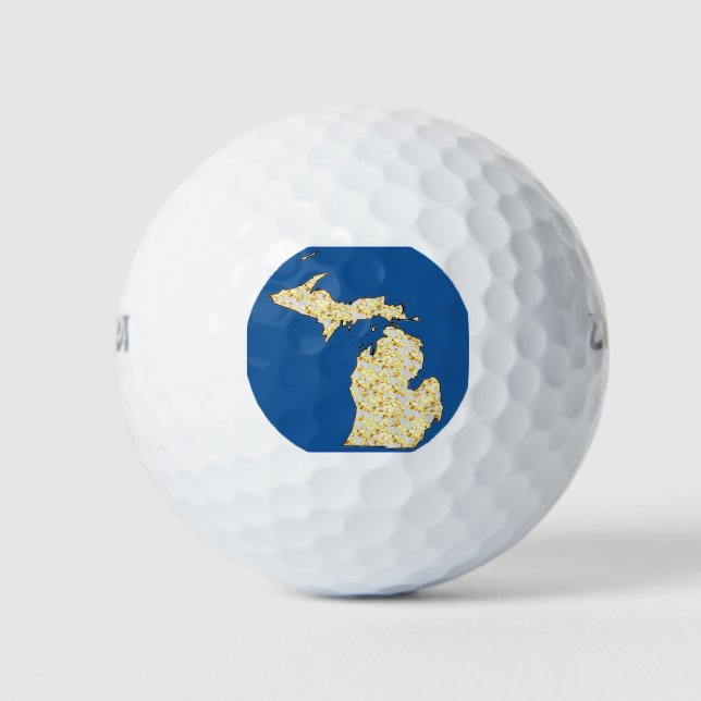 BALLES DE GOLF MICHIGAN (Devant)