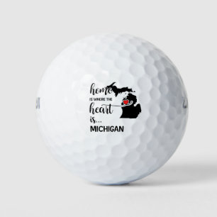 Balles De Golf Michigan home est le coeur