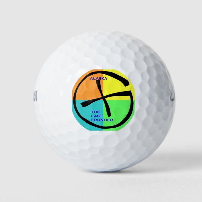 Balles De Golf Micro GeoCache avec logo (Devant)