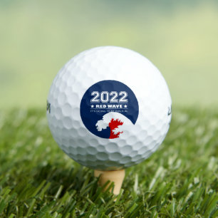 Balles De Golf Midterms bibliques 2022 Red Wave Golf Balls