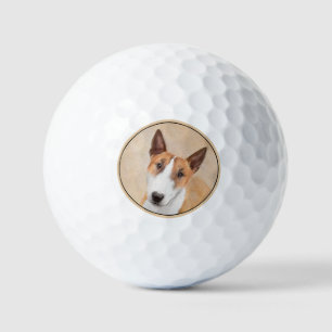 Balles De Golf Miniature Taureau Terrier Peinture - Joli Original