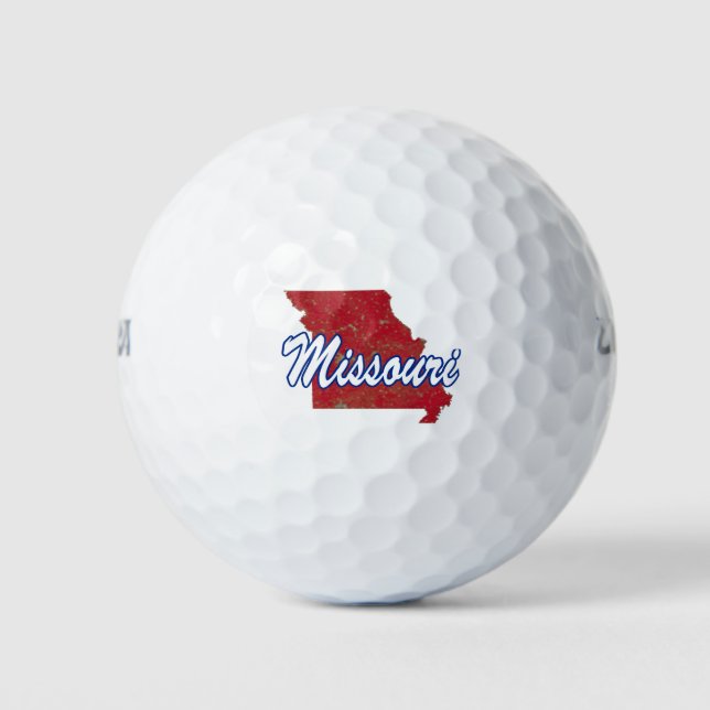 Balles De Golf Missouri (Devant)
