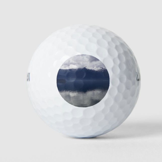 Balles De Golf Misty Alaskan Sea dans les tons bleu (Devant)
