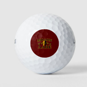 Balles De Golf Molon Labe Spartan Warrior 5 étoiles Bourgogne