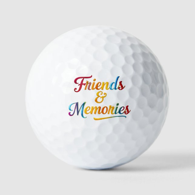 Balles De Golf "Moments Of Togetherness" (Recto)