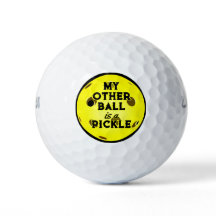 Mon Autre Boule Est Un Pickleball Jaune De Golfeur
