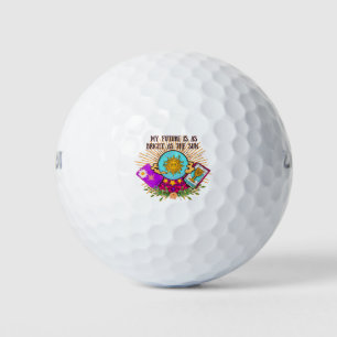 Balles De Golf Mon avenir est aussi brillant que le soleil