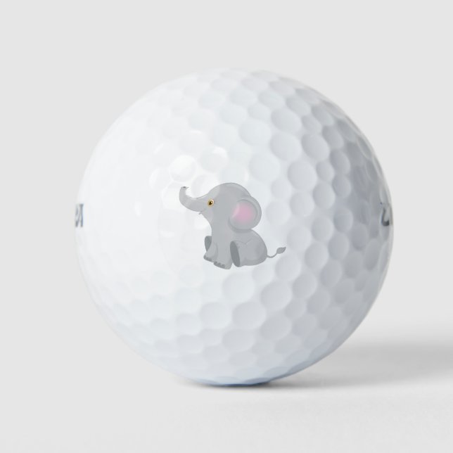 Balles De Golf Mon bébé éléphant (Devant)