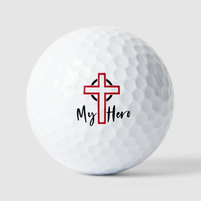 Balles De Golf Mon héros (Recto)