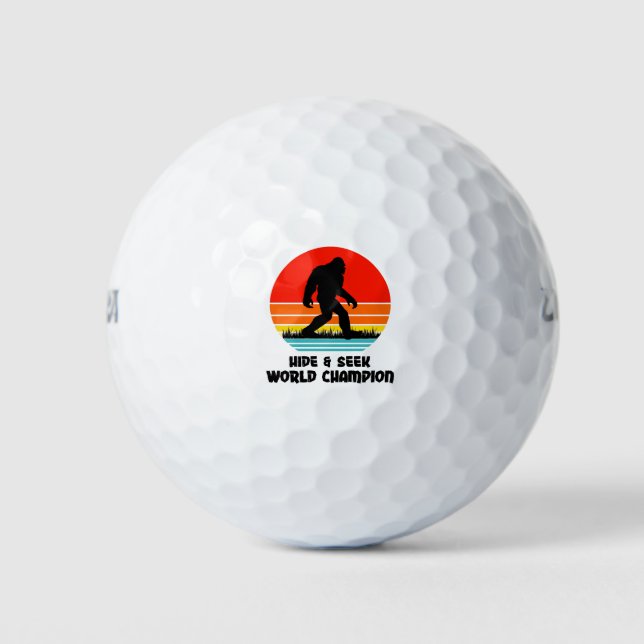 Balles De Golf Monde Big Pied Cacher et chercher (Devant)