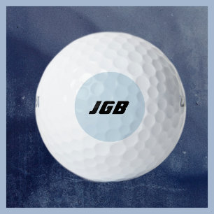 Balles De Golf Mongrammed Golf Ball Choose Your Color Background